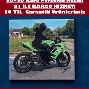 20x20 Ölçülerinde Kare Şeklinde Porselen Resim Baskı