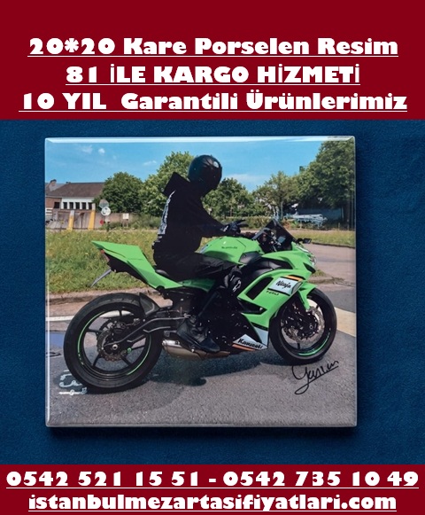 20x20 Ölçülerinde Kare Şeklinde Porselen Resim Baskı