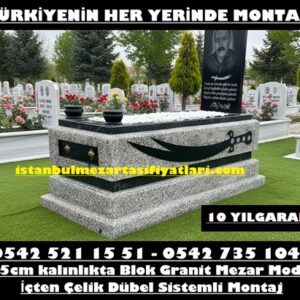 B99 Beta Gri Nero Gaska Siyah Granit Mezar – İstanbul Kalın Granit Mezar Modeli