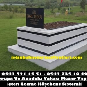 Tek kişilik Baş Taşı Granit, Granit Şeritli Mermer Mezar - Mezar Yapımı Fiyatları 2026