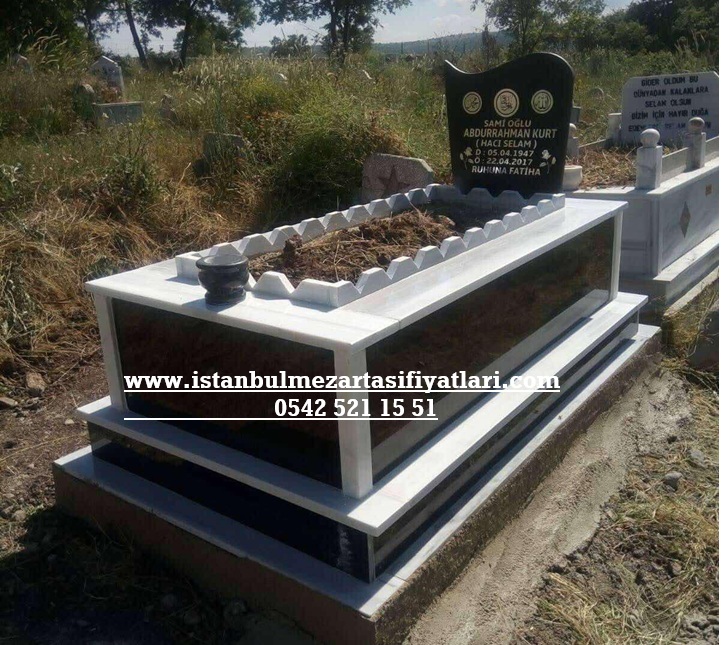 Tek Kişilik Temel Gövde Baştaşı Granit Mermer Mezar - Mezar Taşı Fiyatları - Görsel 2