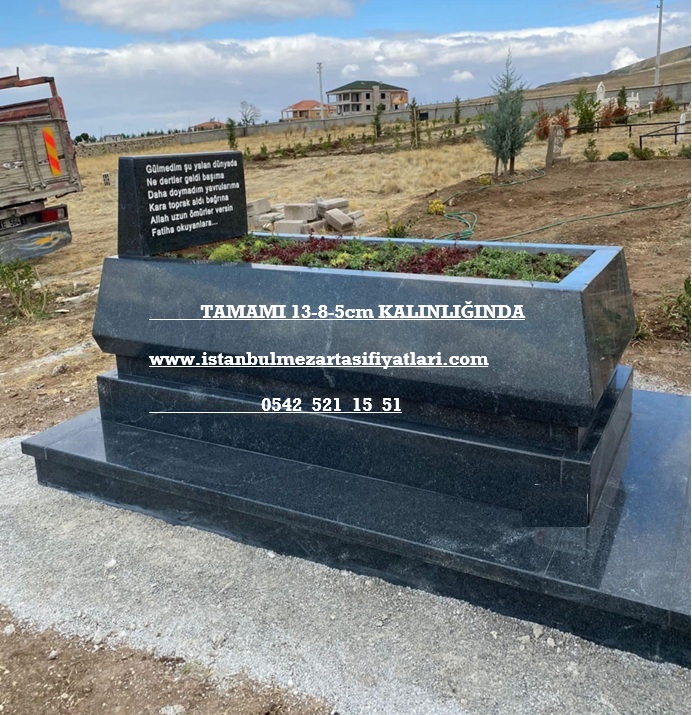 G44 Granit Konik Blok Mezar Modeli – Esenler Mezar Yapımı Fiyatı - Görsel 3