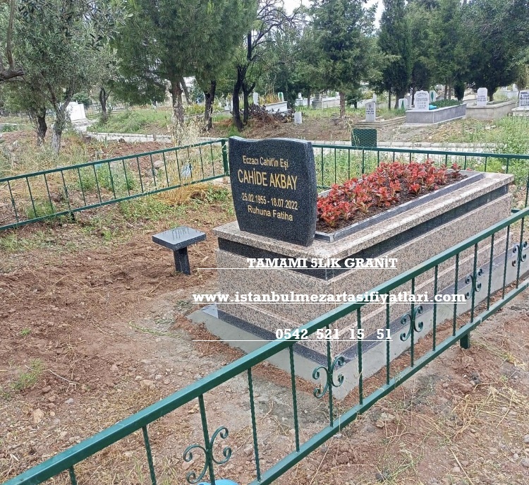 G81 Granit Mezar Modeli Fiyatı - İstanbul Mezar Yapımı - Görsel 2