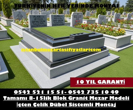G42 Rosalin Çift Kişilik Mezar Modeli - İstanbul Granit Mezar Fiyatları
