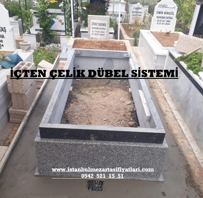 A-1 Nero Gaska Granit Mezar - İstanbul Mezar Siyah Granit Mezar Modeli - Görsel 3