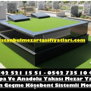 İki Kişilik Abide Baş Taşılı Granit Mezar Modelleri