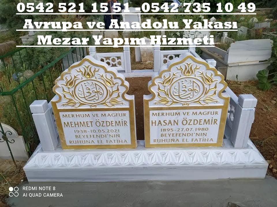 Çift Kişilik Cnc İşleme Kafesli Mezar - Aile Mezar Yapım Fiyatları - Görsel 2