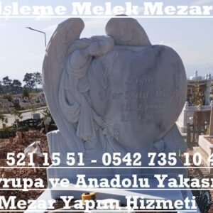 Melek Kanatlı Mermer Baş Taşı Modelleri