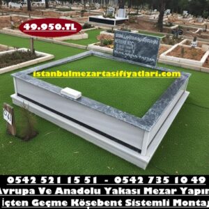 Çift Kişilik Yerli Granit Mermer Mezar