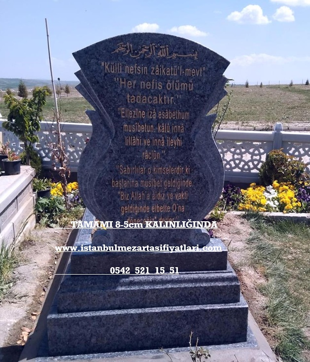 G111 Blue Pearl Granit Mezar Modeli – Eyüp Mezar Taşı Fiyatları - Görsel 2