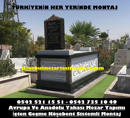 Tek Kişilik M-8 RÖLYEF KABARTMALI MERMER-GRANİT KOMPLE 5-8 CM KALINLIKTA MEZAR
