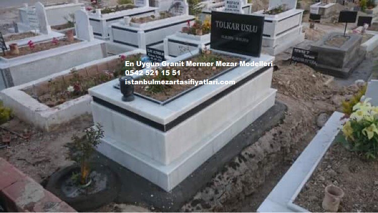 Tek Kişilik Baş Taşı Granit Küpeşte Mermer Mezar - Mezar Fiyatları - Görsel 2