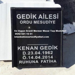 50x60 4cm Kalınlığına Granit Baş Taşı Modelleri - Mezar Baş Taşı Fiyatları