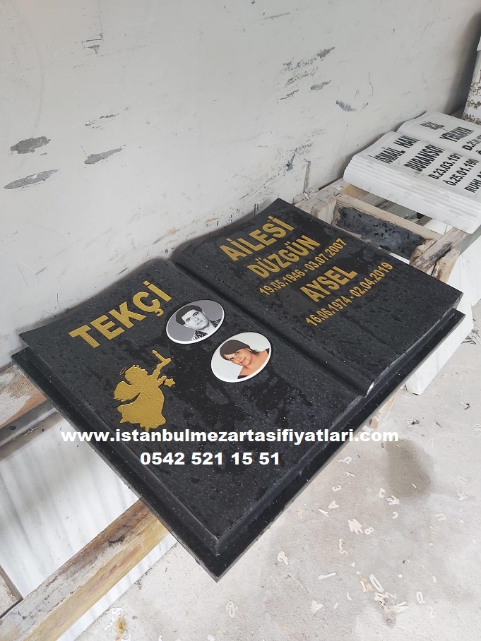 Granit Kitabe Baş Taşı Modeli - Mezar Baş Taşı Ücretleri - Görsel 5