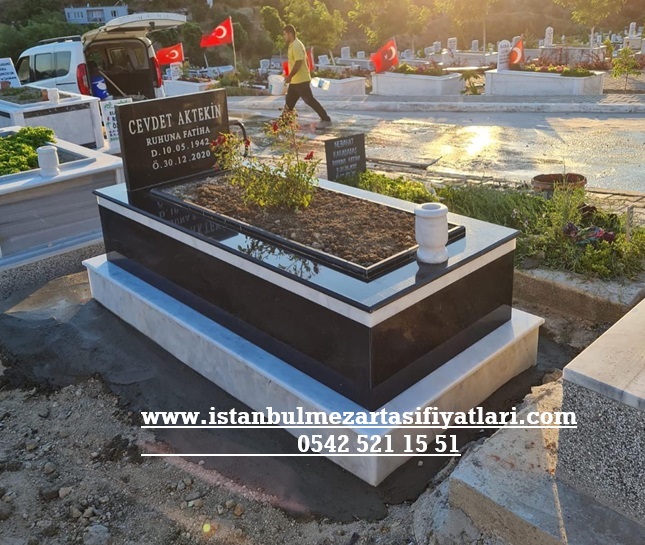 Tek Kişilik Mermer Granit Mezar Modeli - Mermer Granit Mezar Yapımı - Görsel 3