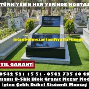 L28 Eğimli Granit Mezar Modeli – Maltepe Mezar Taşı Fiyatı