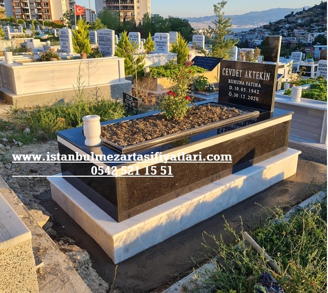 Tek Kişilik Mermer Granit Mezar Modeli - Mermer Granit Mezar Yapımı - Görsel 2