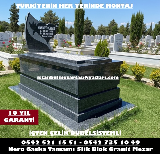 B9 Nero Gaska Güvercin İşlemeli Mezar – İstanbul Mezar Taşı