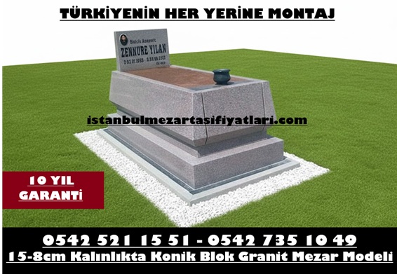 G46 Konik Granit Mezar Modeli – Zeytinburnu Mezar Yapımı Fiyatları
