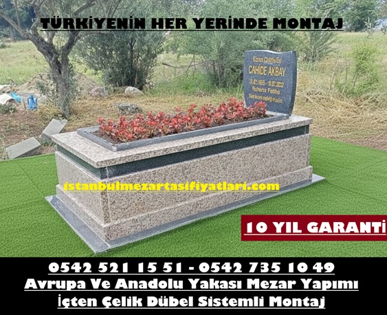 G81 Granit Mezar Modeli Fiyatı - İstanbul Mezar Yapımı - Görsel 3