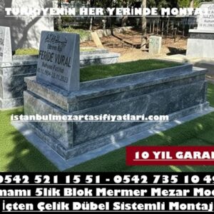 Y17 Afyon Mermer Mezar – İstanbul Tek Kişilik Mezar Fiyatı