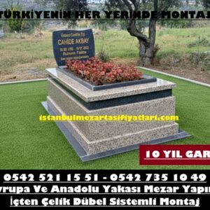 G81 Granit Mezar Modeli Fiyatı - İstanbul Mezar Yapımı