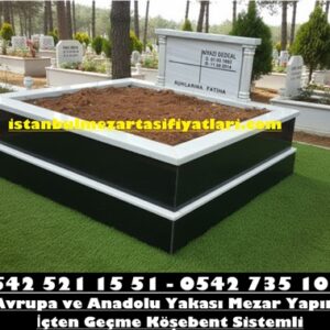 Çift Kisilik Temel Gövde Granit Mezar
