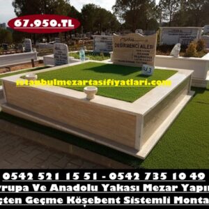 Çift Kişilik Traverten Mezar