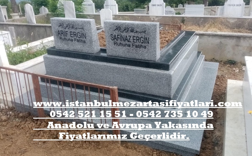 G42 Rosalin Çift Kişilik Mezar Modeli - İstanbul Granit Mezar Fiyatları - Görsel 2
