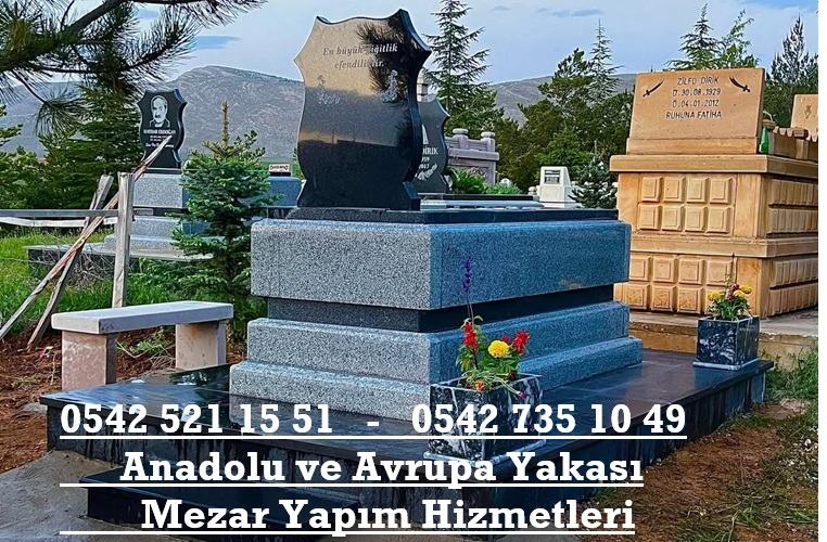 G47 Star Galaxy Granit Mezar Modeli - Pendik Mezar Taşı Fiyatı - Görsel 3