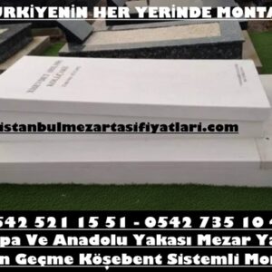 Tek Kişilik Üzeri Kapaklı Blok Mermer Mezar - Mermer Mezar Fiyatları