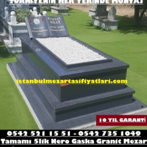 B-12 Nero Gaska Kitabe Baştaşı Granit Mezar – İstanbul Mezar Başlık Ücretleri