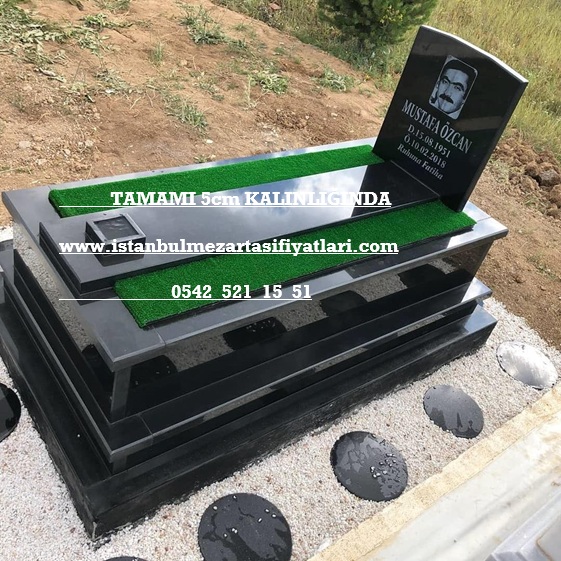 G108 Absolute Black Ara Kapaklı Mezar Modeli – Bahçelievler Mezar Yapımı Fiyatları - Görsel 3