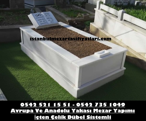 Tek Kişilik Kitabe Baş Taşı Mermer Mezar - İstanbul Kitabe Mezar Taşı Fiyatları - Görsel 4