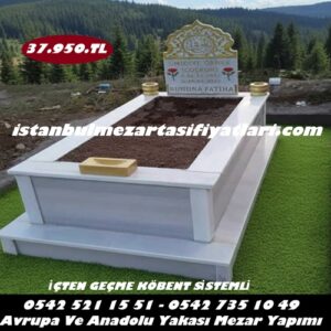 Özel Tasarım Kabartma İşleme Mermer Mezar - İstanbul Mermer Mezar Fiyatları