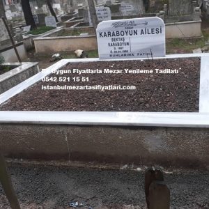 Çift Kişilik Küpeşte Baş Taşı Mermer Yenileme