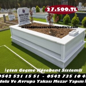 Tek Kişilik Mermer Mezar - İstanbul Mezar Yapım İşleri