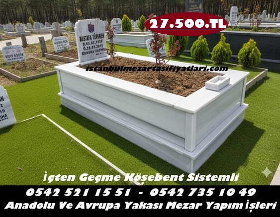 Tek Kişilik Mermer Mezar - İstanbul Mezar Yapım İşleri