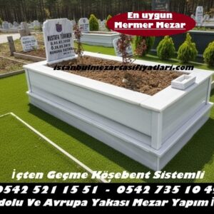 Tek Kişilik Mermer Mezar - İstanbul Mezar Yapım İşleri