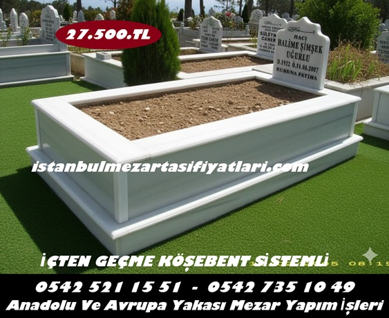 Tek Kişilik Mermer Mezar - İstanbul Mezar Yapım İşleri - Görsel 2