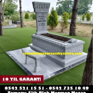 A-17 Cnc İşleme Marmara Mermeri Mezar – İstanbul Mezar Taşı Yapımı