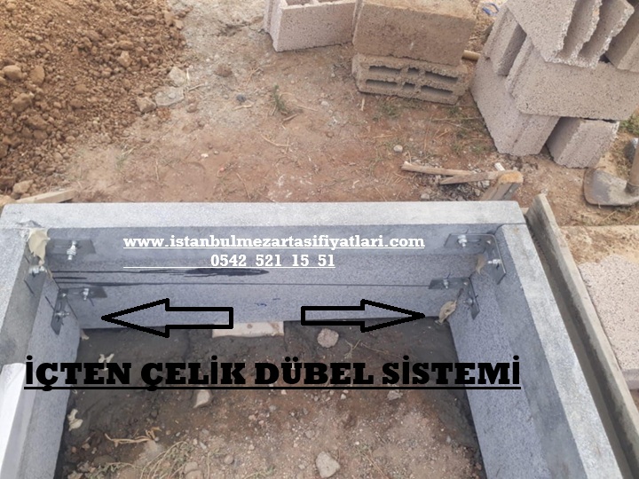 A-1 Nero Gaska Granit Mezar - İstanbul Mezar Siyah Granit Mezar Modeli - Görsel 4