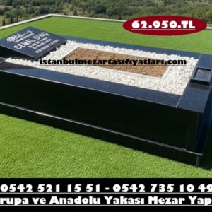 Tek Kişilik Abide Baş Taşı Granit Mezar - Granit Mezar Modelleri