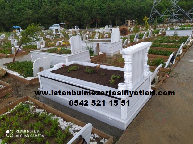 Tek Kişilik Granit Şeritli Sütunlu Mezar - Yenimahalle Mezar Yapım İşleri - Görsel 5