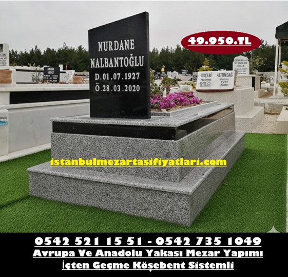 Tek Kişilik Siyah Şeritli Granit Mezar - Mezar Yapım Ücretleri - Görsel 7