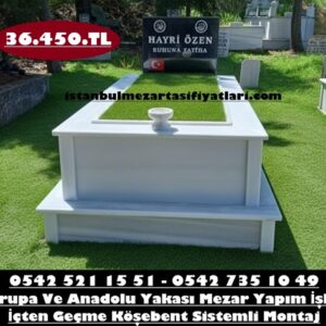 Tek Kişilik Başlık Granit Mermer Mezar - İstanbul Granit Mezar Taşı Fiyatları