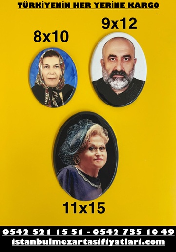 11x15 Dikdörgen, Oval Porselen Resim - Resimli Mezar Taşı Modelleri - Görsel 3