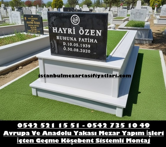 Tek Kişilik Başlık Granit Mermer Mezar - İstanbul Granit Mezar Taşı Fiyatları - Görsel 5