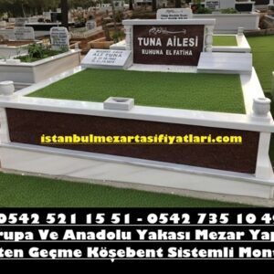 Çift Kişilik Abide Baş Taşı Granit Mermer Mezar