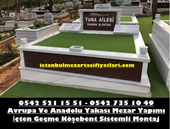 Çift Kişilik Abide Baş Taşı Granit Mermer Mezar